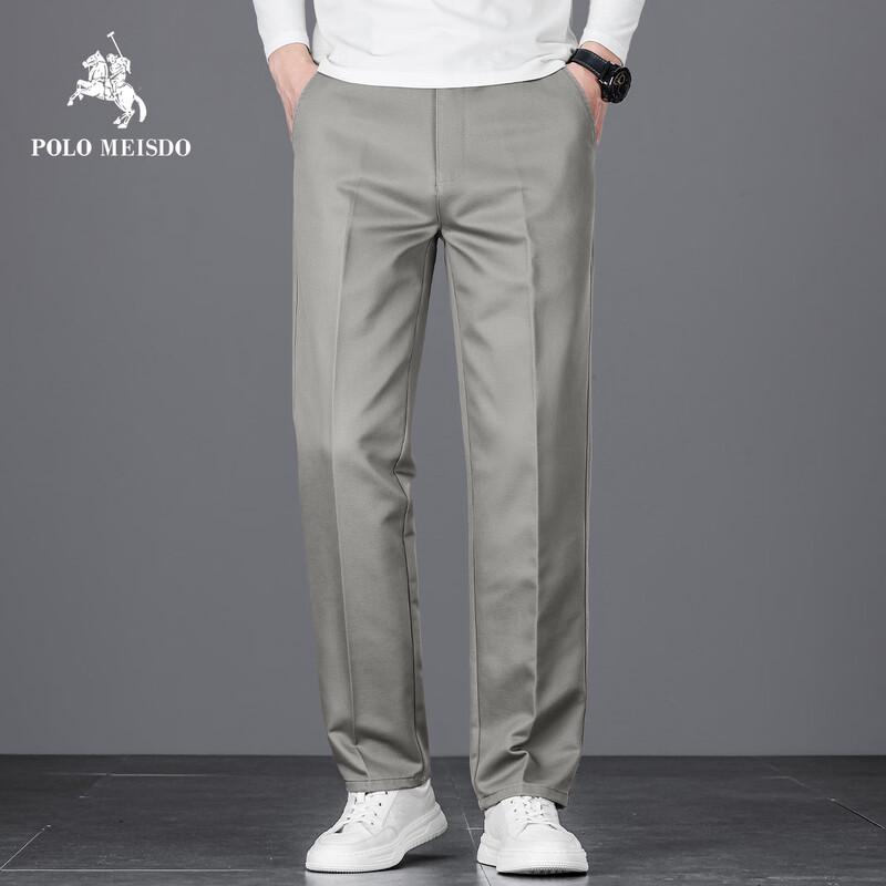 

POLOMEISDO Men s Straight-Leg Casual Business Pants 33