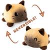 18Cm Reversible Plush Flip Toys Animal Cat Unicorn Panda Double-Sided Angry Reversible Happy Doll Shine Soft Cute Children Gifts