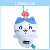 Cartoon Chiikawa Cute Hachiware Usagi Long Mushroom Plush Pendant Keychain