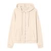Women's Fashion Casual Solid Color Sweatshirt Autumn/Winter Long Sleeve Pocket Cardigan Jacket Zipper Hoodie Coat