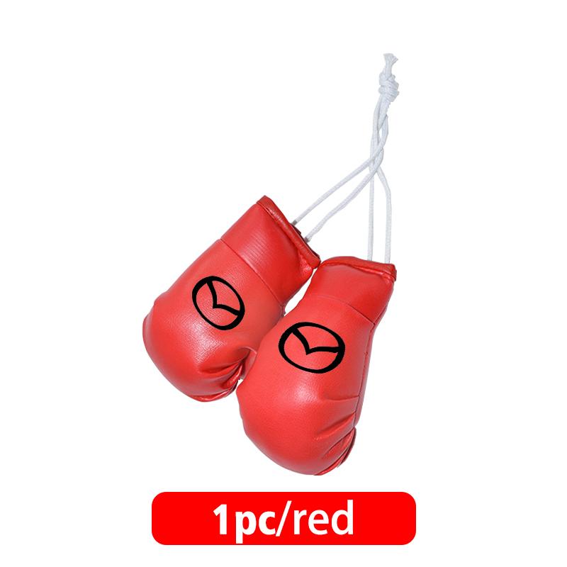 For Mazda Car Boxing Gloves Rearview Mirror Pendant Hanging Pendant Souvenir Accessories CX9 MX5 RX8 Axela Demio Atenza MS GJI