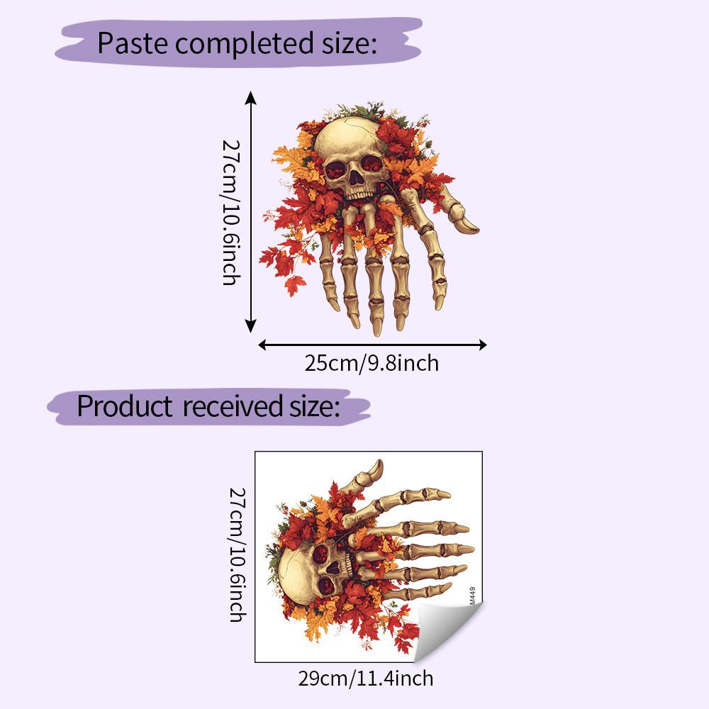 

Настенная наклейка Скелет ПВХ Современный декор для гостиной и коммерческих помещений