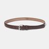Halden (W) Vintage Silver Buckle Belt (T011_brown)
