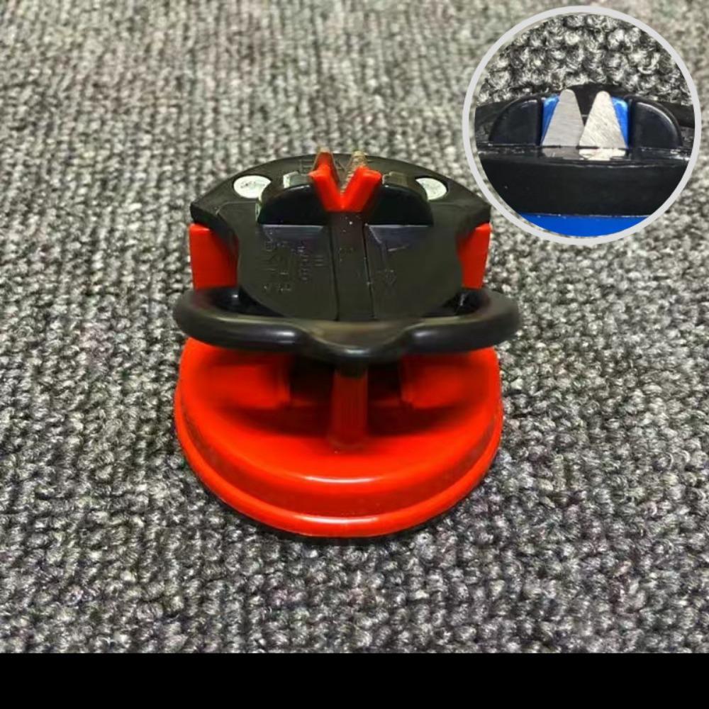 Household kitchen stainless steel sharpener, suction cup, sharpening tool, sharpening stone, suction cup positioning sharpener
