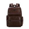 Schoolbag New PU Men's Backpack Commuter Computer Bag Large Capacity Backpack Premium Business Work Travel Bag