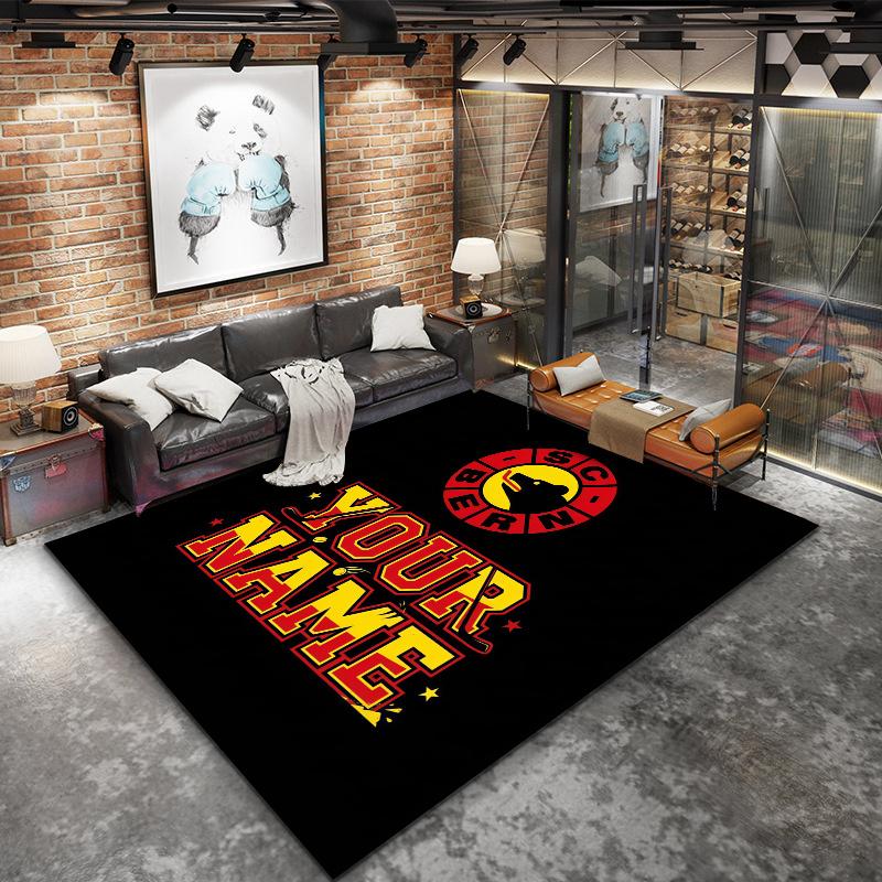 Sc Bern Custom Name Carpet Rug For Living Room Bedroom Home Sofa Decoration Kids Play Nonslip Floor Mat