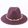 Popular European and American High-end Wool Top Hat, Men's and Women's Fashion Versatile Elegant Top Hat Jazz Hat