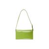 By Far Borsa Sottobraccio in Pelle Lucida Billy Vintage Borsa a Mano a Spalla tipo Baguette Borsa da Donna Regolare Verde Avocado 20SSBLYSLMWMED