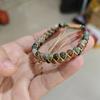 Bohemian Color Bracelet Beaded Hand Woven Bracelet Natural Stone Black Gallstone Emperor Stone Ladies Hand Rope