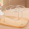 Kitchen Vertical Skewers Holder Round Air Fryer Grill Rack Detachable Grill Kebab Rack with Steel Sticks