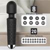 20 Speeds Powerful AV Vibrator for Women Nipple G spot Clitoris Stimulator Wand Stick Dildo Female Masturbator Adult Sex Toys