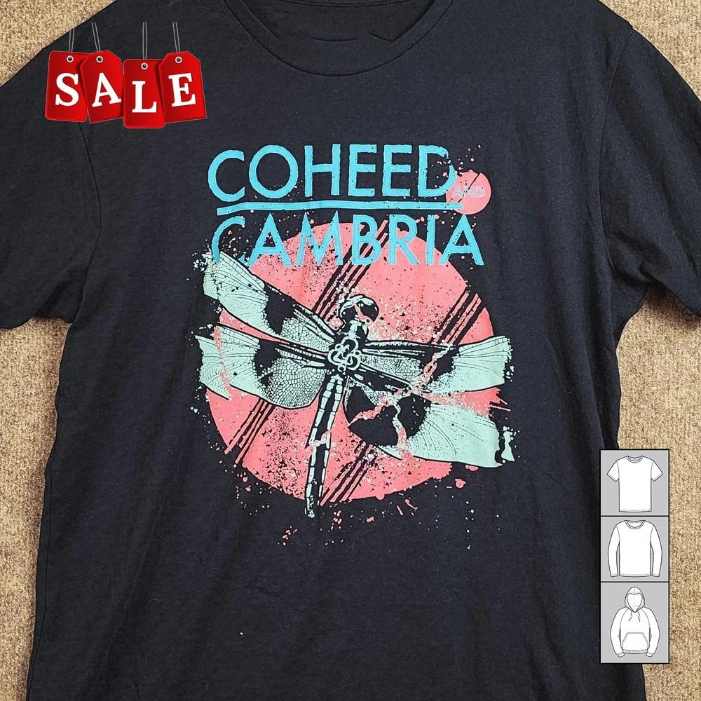 Hot Coheed and Cambria Album Dragonfly  Gift For Fans Black All Size  TH437 Unisex T-Shirt XXXXL