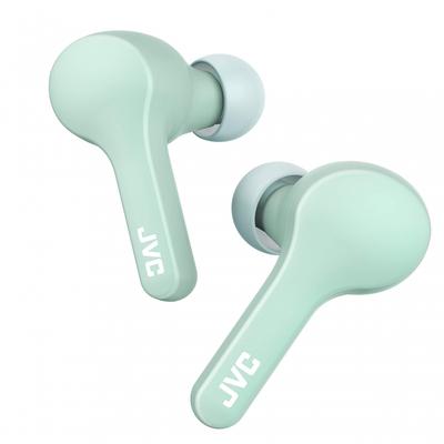 JVC HA-A7T-Z Completely Wireless Earphones, Weight 4.8g, Small and Light Body, Up To 15 Hours Playtime, Waterproof Specification, Compatible with Blue
