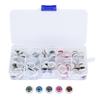 100pcs Plastic Plastic Eyes Half Round Half Round Eyes Colorful Eyes  Bear Stuffed Animals