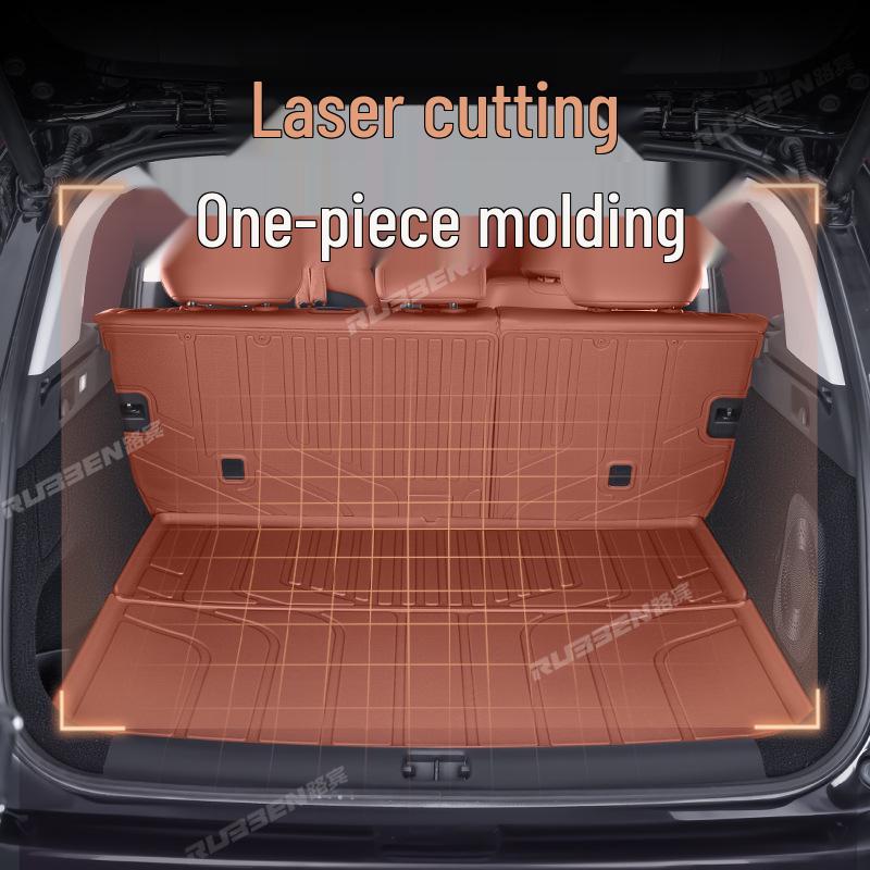 XPeng G7 Trunk Mat - Fits 25 Models, Waterproof TPE Semi-Enclosed Tail Box Mat, Car Accessory