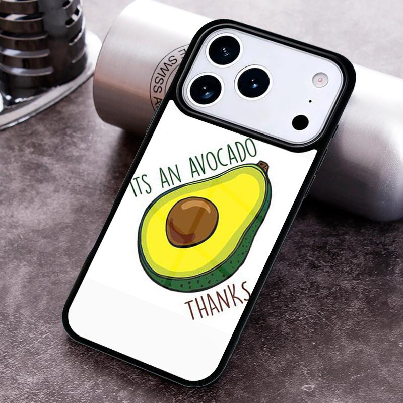 Avocado Pattern Phone Case For iPhone 17 16 15 14 13 12 11 Pro Max Plus 17Air Soft Silicone Cover