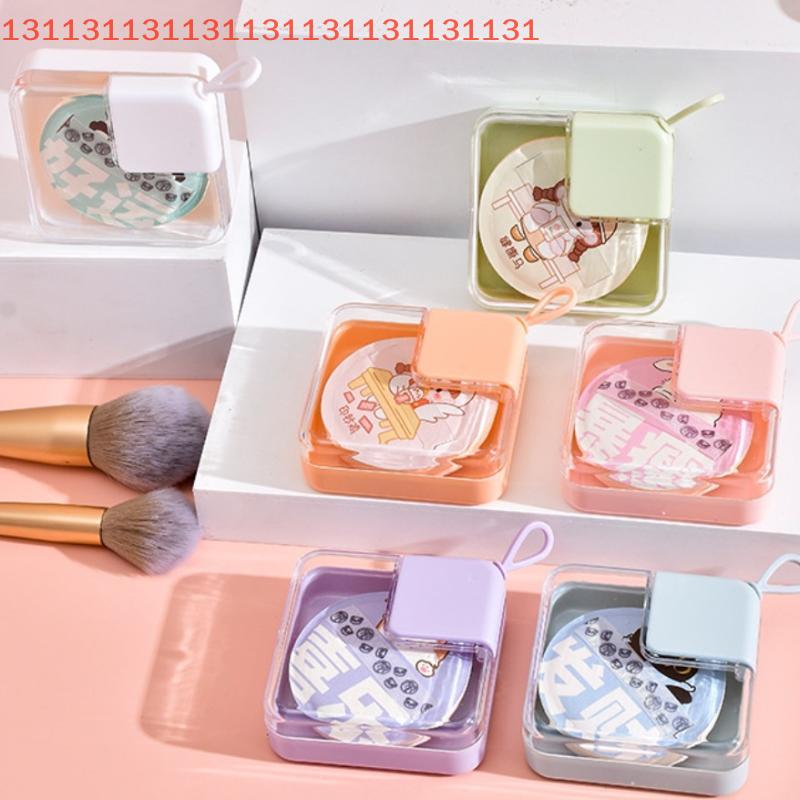 Transparente Puderquaste Beauty-Ei Aufbewahrungsbox Sicheres Kunststoffmaterial Multifunktional Wasserdicht Staubdicht Kosmetik-Aufbewahrungsbox