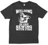 Welder Graduation Gift Funny Welding Gifts Dad Mom Blacksmith 81 Unisex T-Shirt