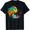Nature Taoism Yin Yang Symbol On Zen Taijitu Yin Yang T-Shirt