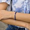 Genuine Lapis Lazuli Bracelets Evil Eye Charm Bracelets Healing Bracelets for Women Beaded Gemstone Bracelet Adjustable Bracelets Gifts