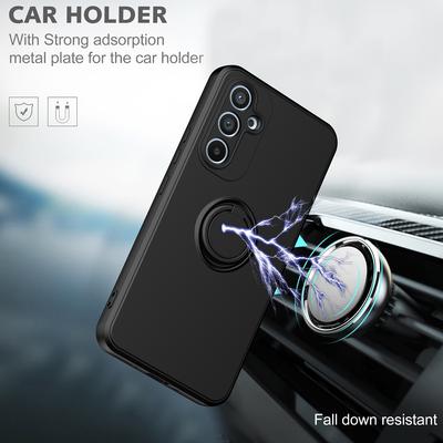 Suitable for Samsung A54 Mobile Phone Case A73 Liquid Silicone A13 Ring Bracket A42 Full Cover A22 Anti Fall A33 Soft Sleeve