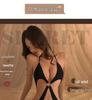 Sexy Halterneck Strappy Backless Open Crotch Bodysuit Lingerie Set 1635