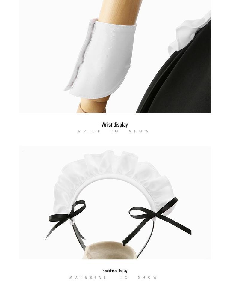 Yosuga No Sora Kasugano Sora Anime Maid Cosplay Costume - Black and White