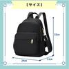 [ideastore] Women's Mini Backpack, Small, Lightweight, Anti-theft, Black, Perfect for Commuting