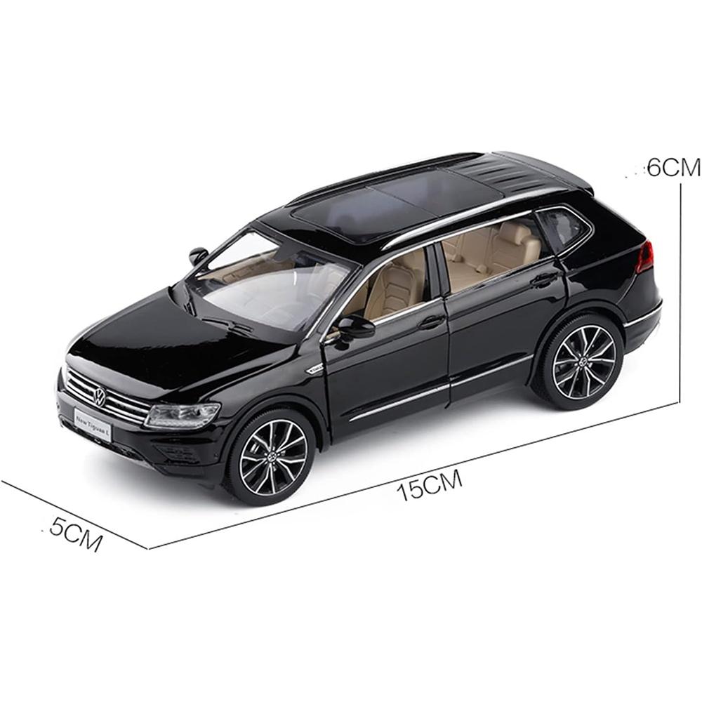 1/32 Scale Tiguan L Diecast Alloy Model Car, Μοντέλο Παιχνίδι Αυτοκινήτου με Ήχο και Φως, Παιχνίδι Παιδικού Αυτοκινήτου Pull Back, Εκθέσεις συλλογής δώρων διακοπών