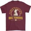 A Bull Terrier Dog Mens T-Shirt 100% Cotton