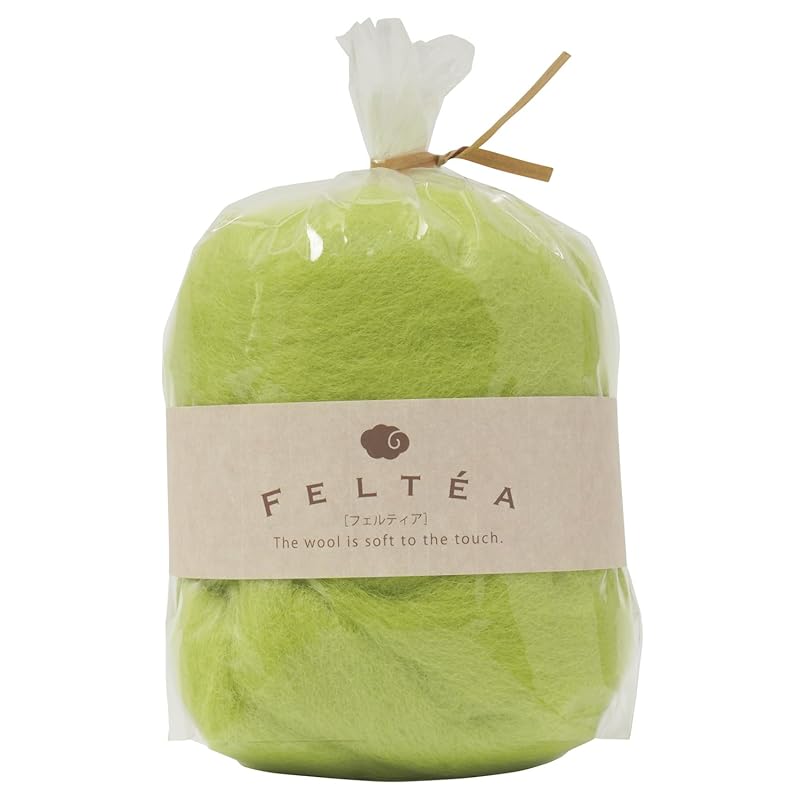 

raw wool Feltea wool felt 40g (6. Kimidori)