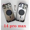 Rear Shell OEM For iPhone 13 Pro Max 12 Mini 11 SE3 14 Pro max Back Housing With Free Gifts,Back Shell Frame+Back Cover+Side Key