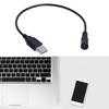 30cm USB to DC 5.5x2.1mm 5V Power Cable Male to Female USB Barrel Connector Wire