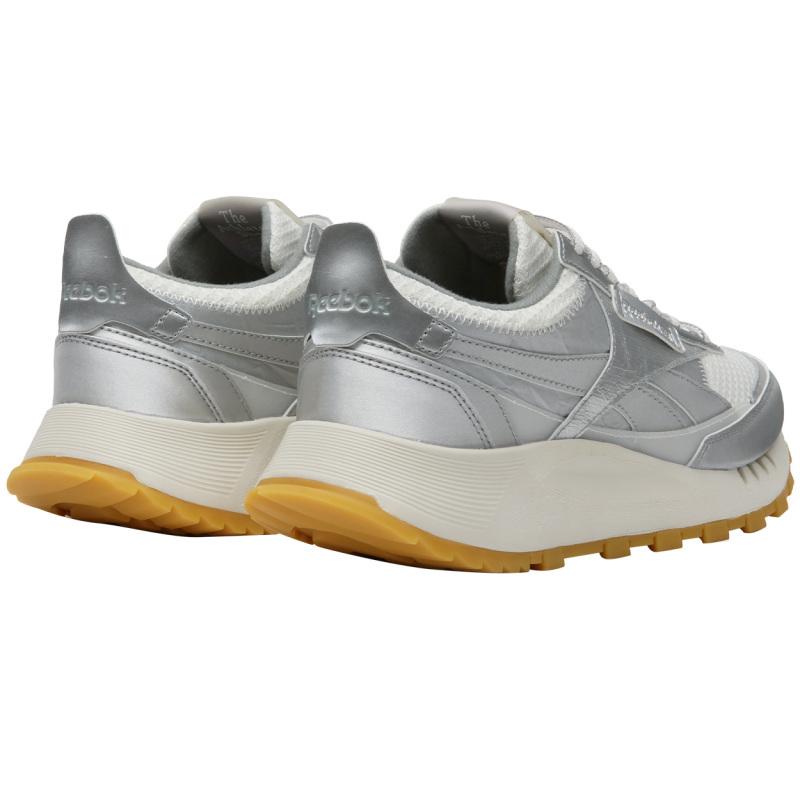 Reebok Abrasion Resistant Low Top Casual Running Shoes Unisex Silver Gray Sneakers 25SRC905U1GG8
