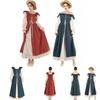 Exquisite Long Sleeve Irish Renaissance Dress For Women In Vibrant Color Options Perfect For Any Occasion