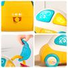 Montessori Musical Baby Car Key Plaything Camera Bus Shape Interactive Baby Rattle 0 3 6 9 12 18 Months Young Boys Girls Teething Rattle Plaything