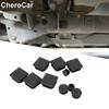 10ks Vodotěsné gumové záslepky podvozku pro Jeep Wrangler JK 07-17 Exteriér