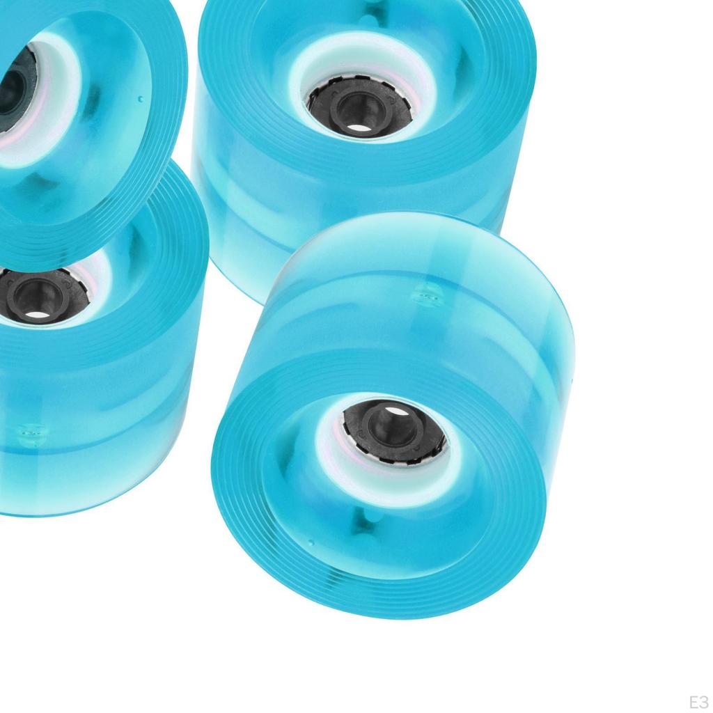 60mm Kółka do Skateboardu Longboardu Świecące w Nocy 78