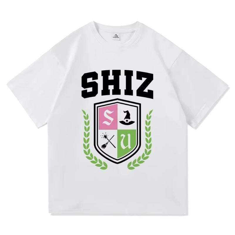 Shiz University Tričko Móda Dámské Estetické Film Zlá Tričko Unisex Vysoce Kvalitní Ležérní Elphaba Glinda Bavlněná Trička