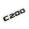 3d ABS Black Car Letters Trunk Badge Logo Sticker For Mercedes Benz C200 C300 C400 W205 W204 4MATIC Emblem C CLASS Accessories BX5