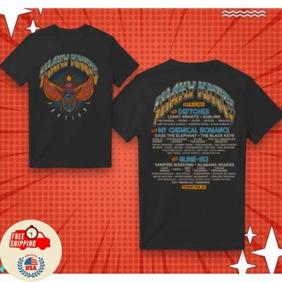 Shaky Knees Festival 2025 Beetle Lineup T-Shirt