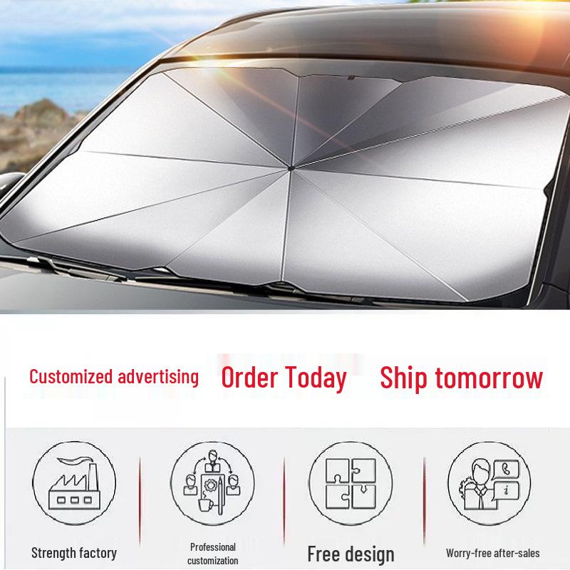 Foldable Car Sunshade: Heat Insulation & Sun Protection