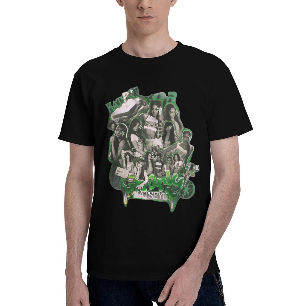 Custom Cool Kkatseyes T Shirt Unisex Short Sleeves Pure Cotton Tshirt Leisure Girl Group Tees Tshirt