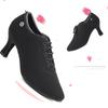 Women Standard Ballroom Dance Shoes Oxford Cloth Outsole Practice Competition Modern Dancing Shoe Dance