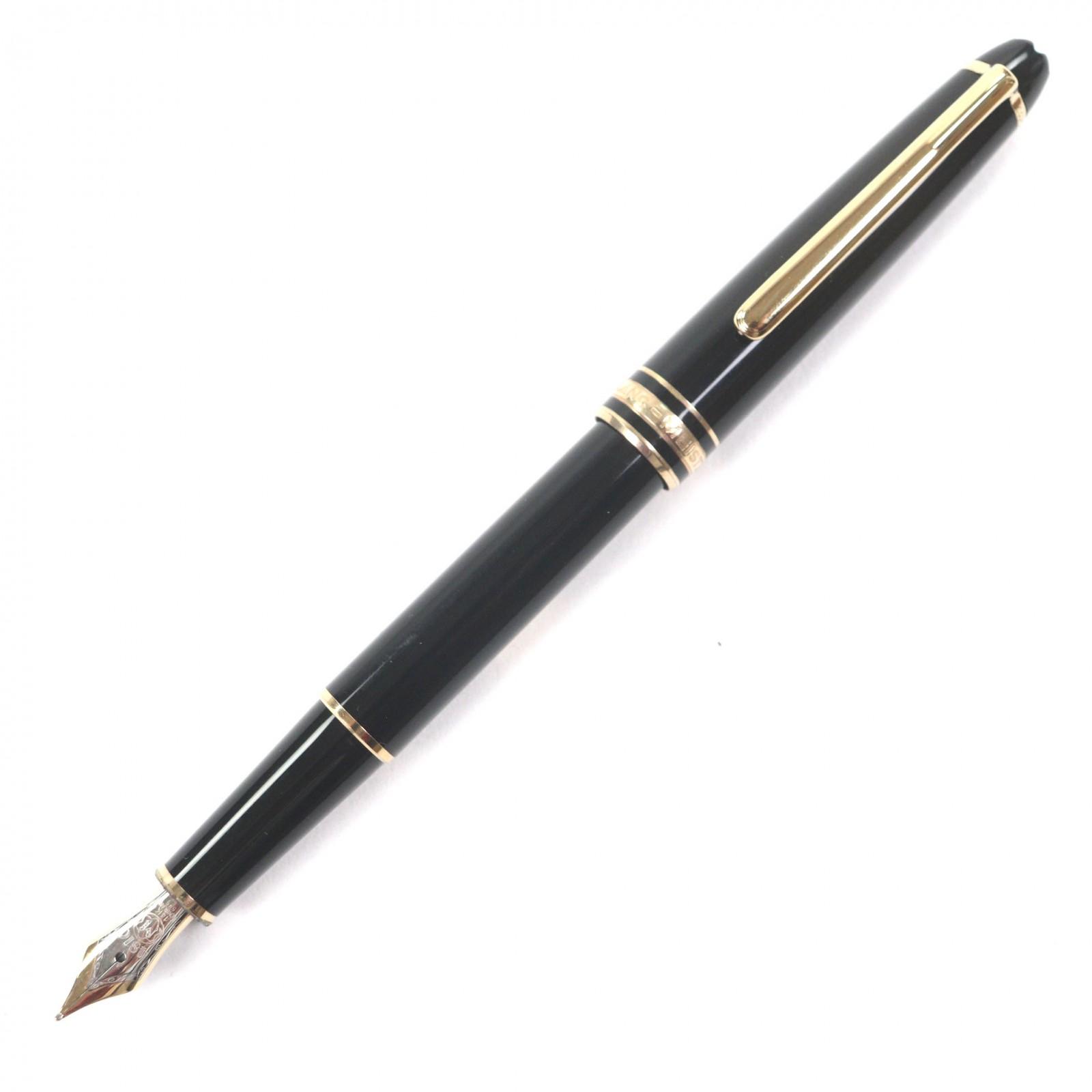 Very Good MONTBLANC fountain pen Meisterstück Classic white star black 14K mens Used
