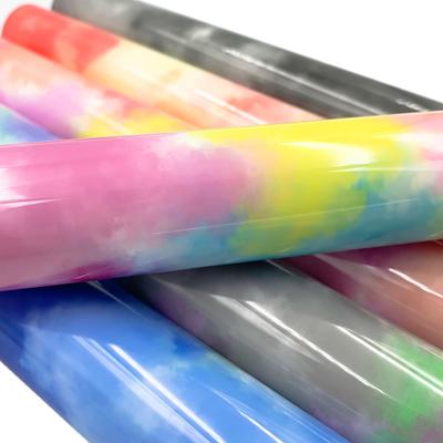 Watercolor Gradient HTV Vinyl 50x100cm Clouds Style Quick-Peel for Carnival Costume Festival Party Backdrop Heat Transfer Decor