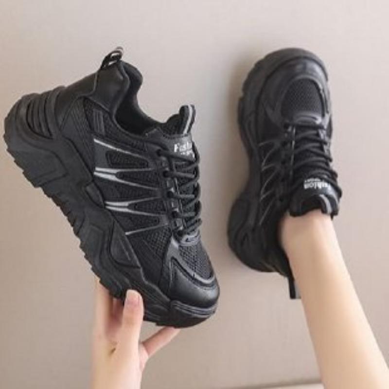New Fashionable Casual Shoes, Lightweight and Trendy Thick-soled Student Sports Shoes, Dad Shoes