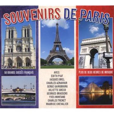 CD VÁRIOS - Lembranças de Paris (2CD) NOT2CD368 Not Now Music UK Música do Mundo