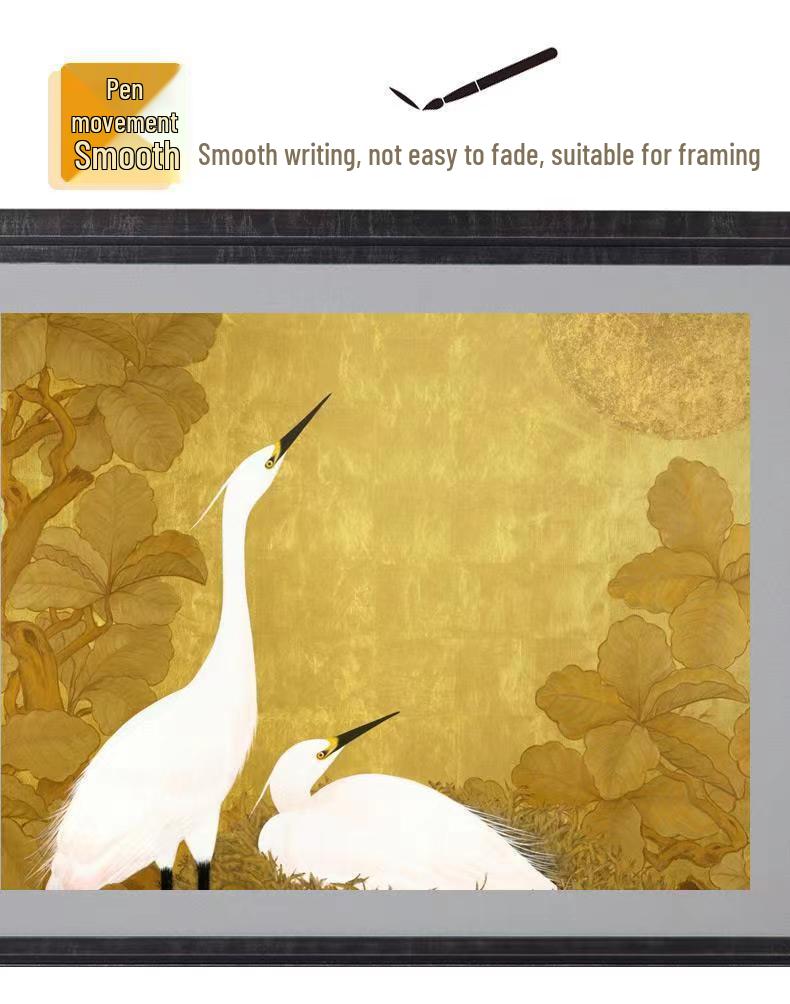 Pentel 30ml Gold & Silver Gouache Paints: Poster Color with Fluorescent Gold Powder