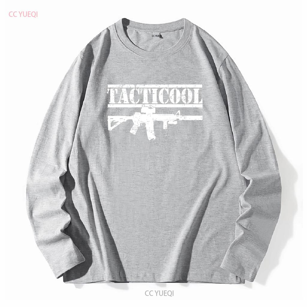 Tacticool AR 15 Gun Owner Pro Rifle Second 2nd Amendment Mens T Shirt long or short sleeves vintage Washed streetwear Stylish